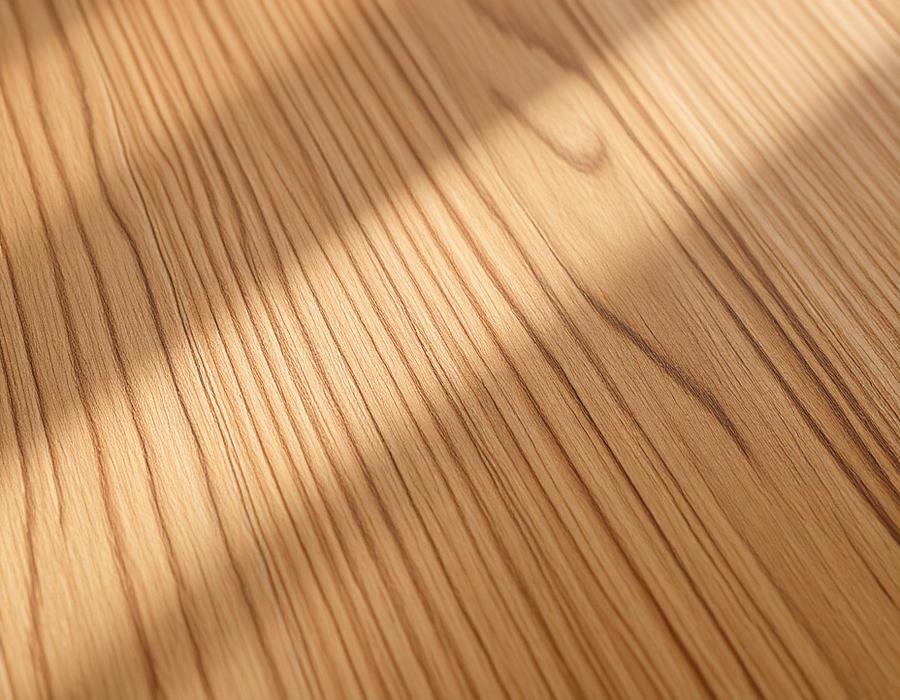 Wide-plank hardwood flooring detail